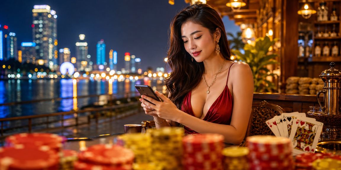 Người chơi thư giãn với game bài tại Đà Nẵng