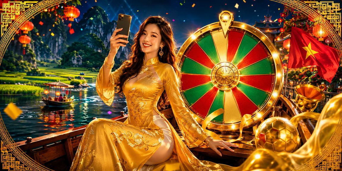 Sự kiện quay số may mắn áo dài tại Ninh Bình trong chương trình giải thưởng trực tuyến