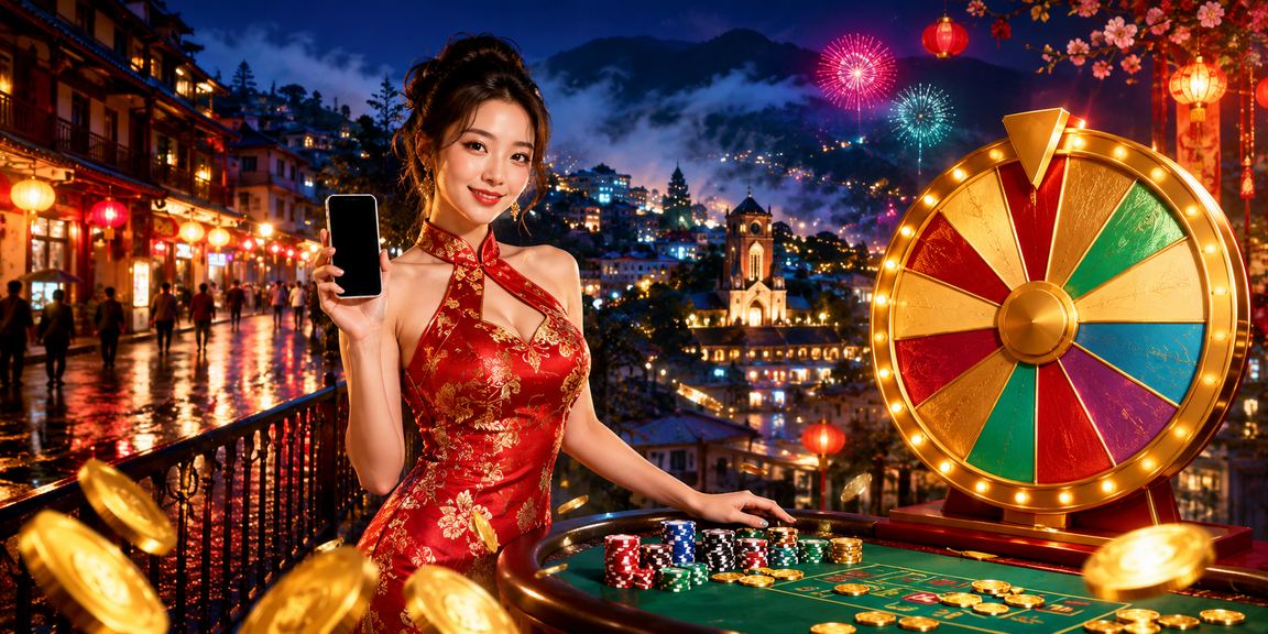 Cảnh cá cược và giải trí casino sôi động tại Việt Nam với màn hình hiển thị tỷ lệ kèo